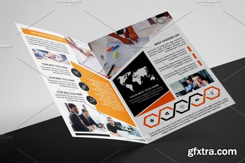 CreativeMarket - Corporate Bifold Brochure V1009 4572724