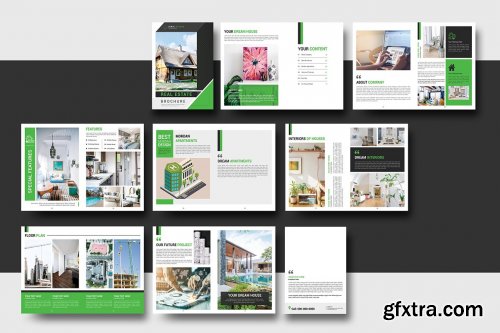 CreativeMarket - Real Estate Brochure Template 4970504