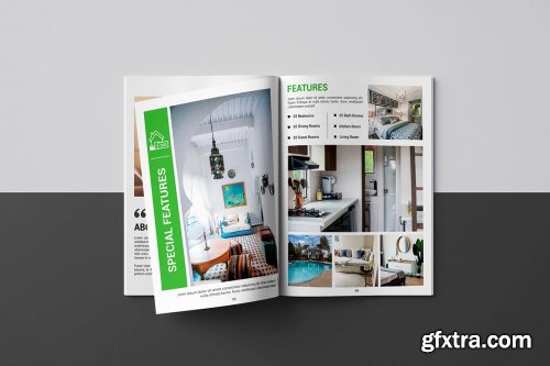 CreativeMarket - Real Estate Brochure Template 4970504