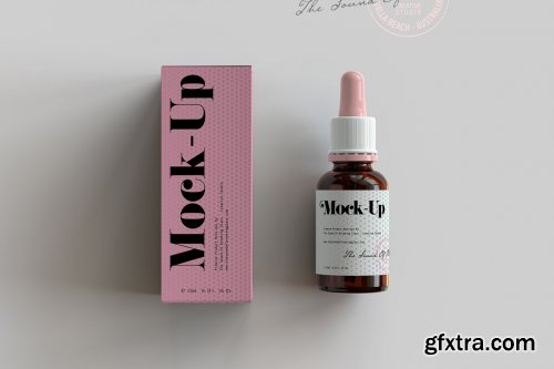 CreativeMarket - Dropper Bottle & Box Mock-Up | Vol.1 5295550