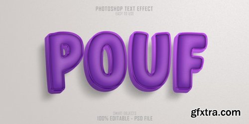 Text style effect template