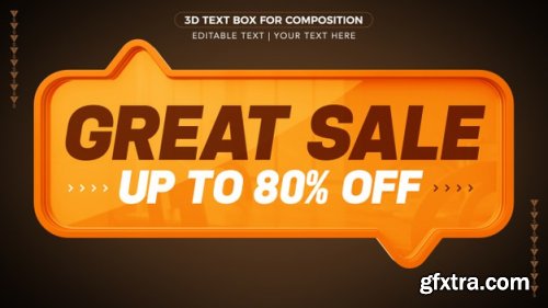 Wow sale text box with discount