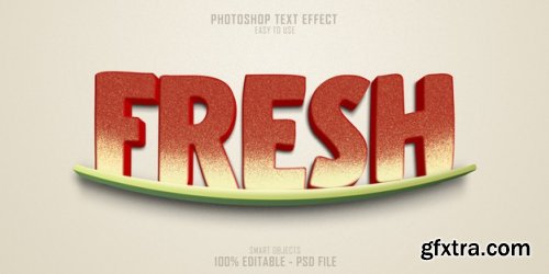 Text style effect template