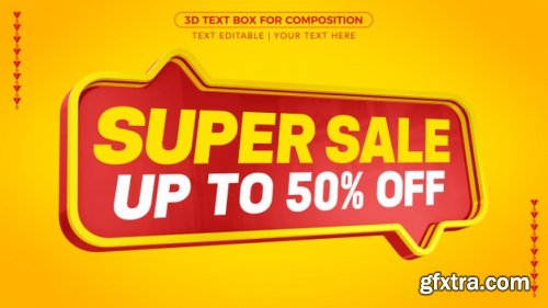 Wow sale text box with discount