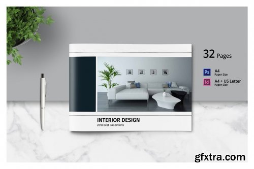 CreativeMarket - Interior Brochure Bundle 4488915