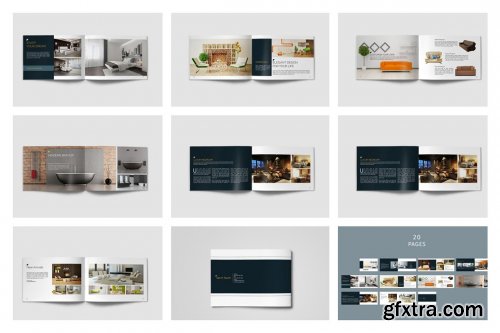 CreativeMarket - Interior Brochure Bundle 4488915