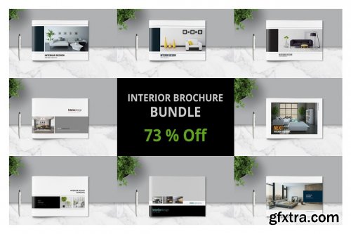 CreativeMarket - Interior Brochure Bundle 4488915