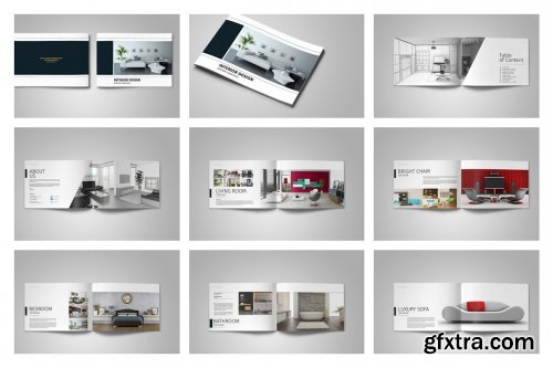 CreativeMarket - Interior Brochure Bundle 4488915