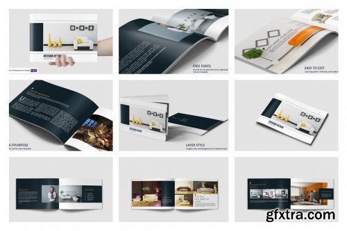 CreativeMarket - Interior Brochure Bundle 4488915