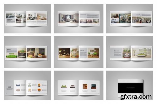 CreativeMarket - Interior Brochure Bundle 4488915