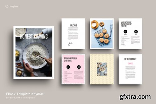 CreativeMarket - EBOOK Template Food 23 Pages 4629823