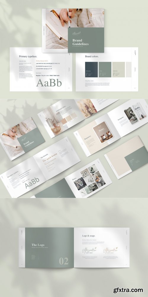 CreativeMarket - Alessandria - Brand Guidelines 4620710