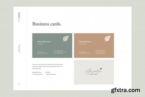 CreativeMarket - Alessandria - Brand Guidelines 4620710