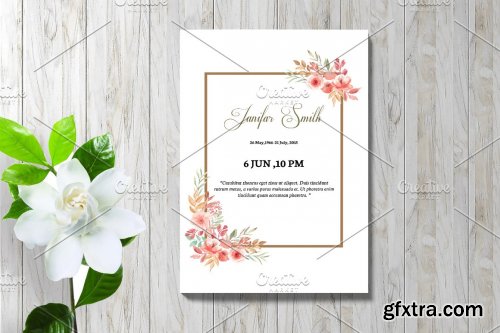 CreativeMarket - Funeral Program Template - V1001 4536035