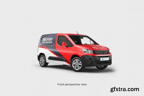 CreativeMarket - Delivery Car Mockup 5 5549778