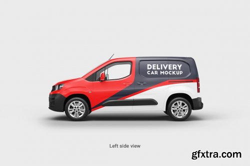 CreativeMarket - Delivery Car Mockup 5 5549778