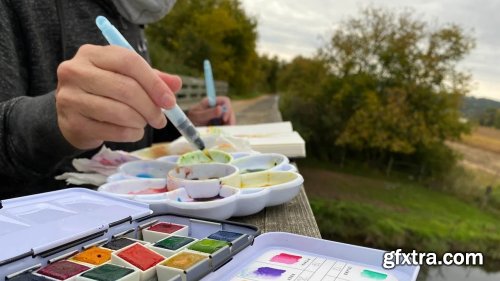 Watercolor Sketches on the Road: Pick Up Your Paints and Go