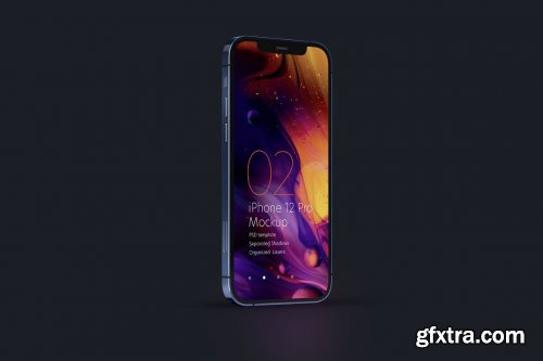 CreativeMarket - iPhone 12 Pro Mockup Set 5636428