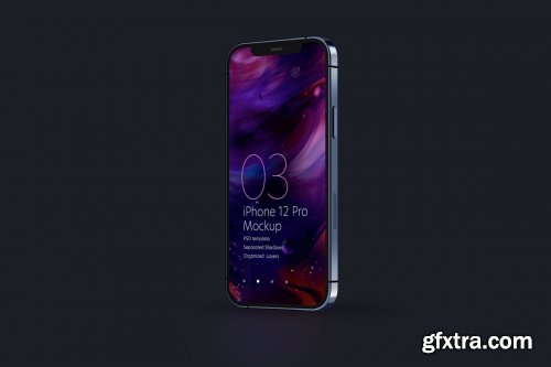 CreativeMarket - iPhone 12 Pro Mockup Set 5636428