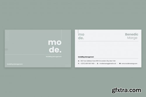 Elements.Envato - Mode Management Business Card