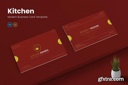 Elements.Envato - Kitchen Ramen Business Card