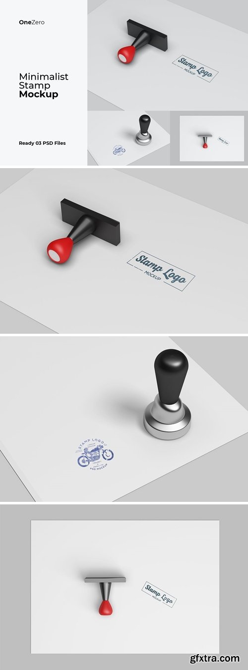 Minimalist Stamp Mockup