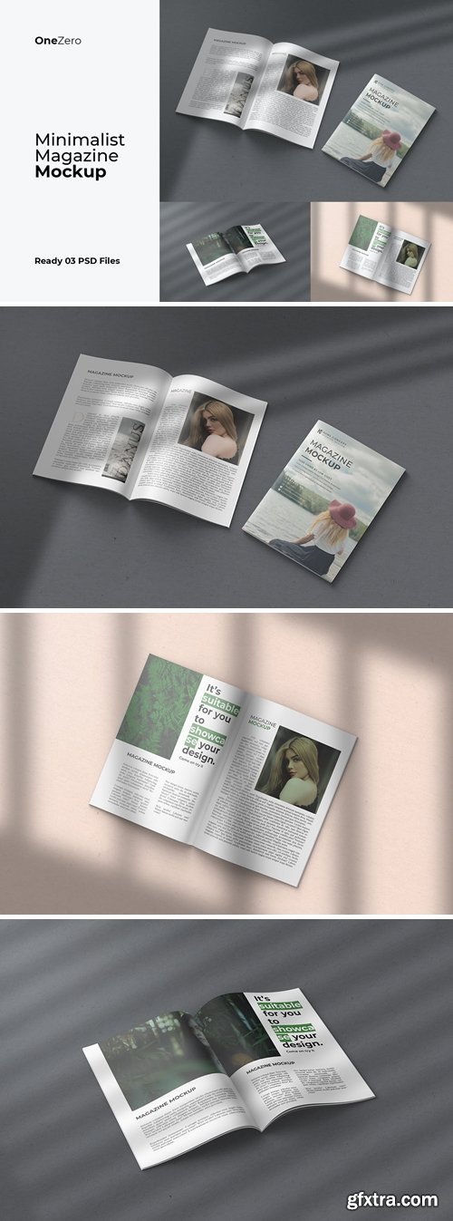 Minimalist Magazine Mockup