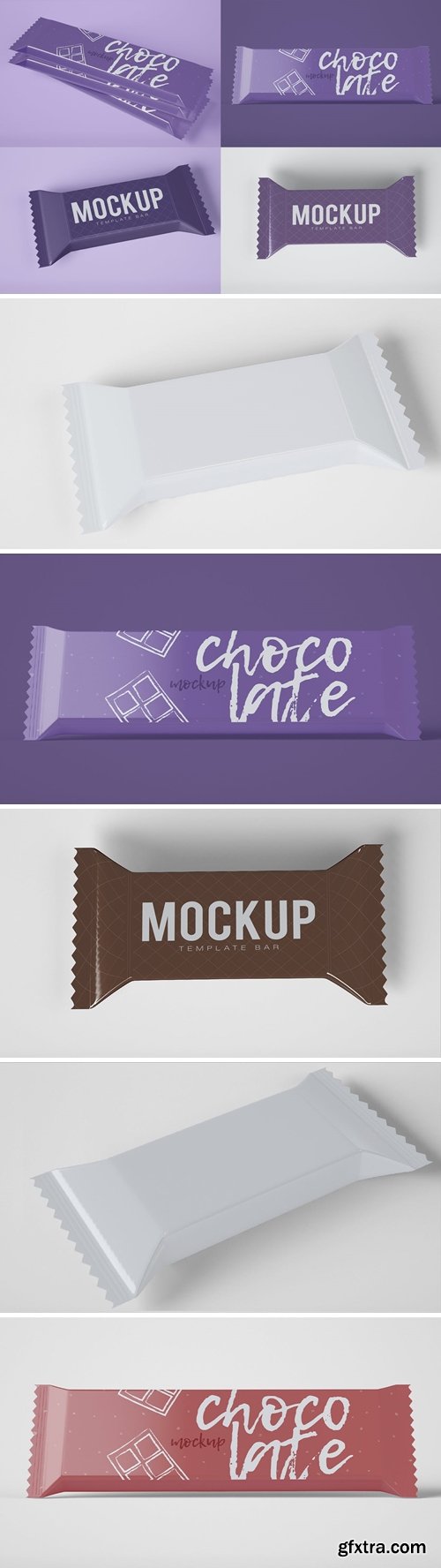 Chocolate Snack Bar Mockup