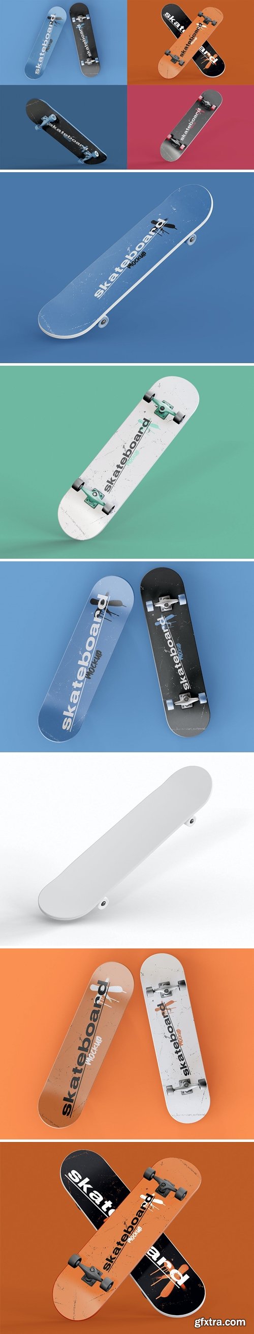 Skateboards Mockup