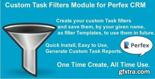 CodeCanyon - Custom Task Filters Module for Perfex CRM v1.0.1 - 27912036