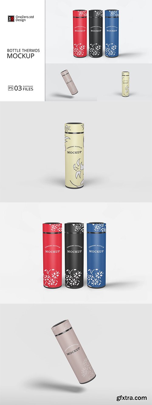 Bottle Thermos Mockup