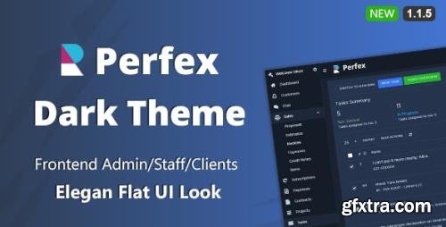 CodeCanyon - Perfex CRM Dark Theme v1.1.5 - 24237485