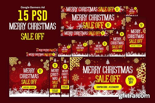 Merry Christmas Banners Ad