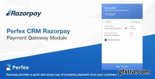 CodeCanyon - Razorpay Payment Gateway for Perfex CRM v1.0 - 24003506