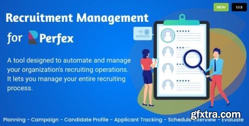 CodeCanyon - Recruitment Management for Perfex CRM v1.0 (Update: 27 June 20) - 27260667