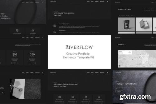 ThemeForest - Riverflow v1.0.0 - Creative Portfolio Elementor Template Kit - 29530118