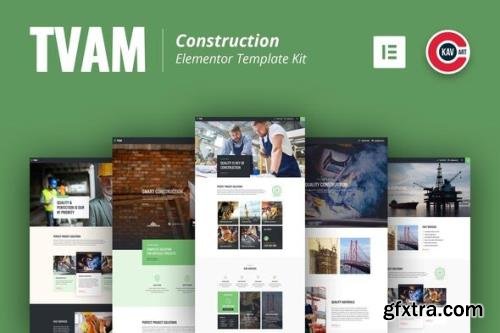 ThemeForest - Tvam v1.0.0 - Construction Elementor Template Kit - 29572940