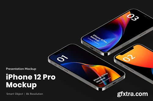 iPhone 12 Pro App Mockup