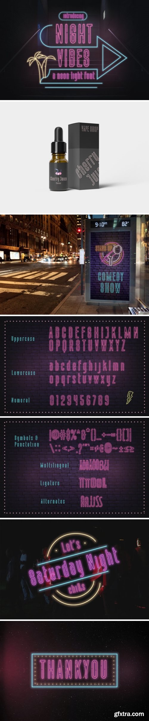 Night Vibes Font