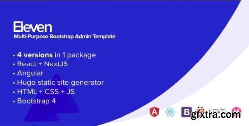 ThemeForest - Eleven v1.0 - Multi-Purpose Bootstrap Admin Template - 25559388