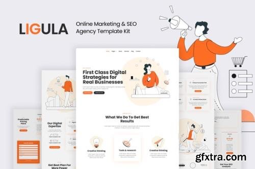 ThemeForest - Ligula v1.0.0 - Online Marketing & SEO agency Template Kit - 29572449