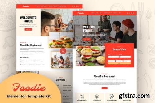 ThemeForest - Foodie v1.0.0 - Fast Food Elementor Template Kit - 29547736