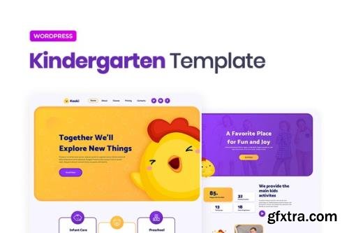 ThemeForest - Kooki v1.0.0 - Kindergarten Elementor Template Kit - 29522202