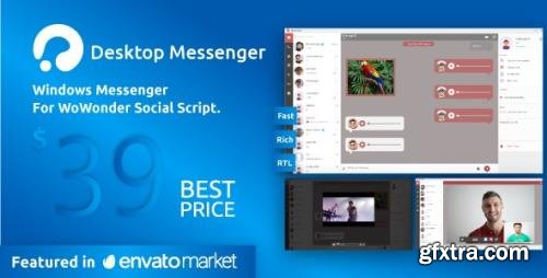 CodeCanyon - WoWonder Desktop v3.1 - A Windows Messenger For WoWonder Social Script - 18029772