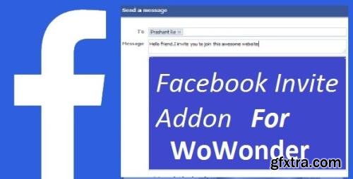 CodeCanyon - Facebook Invite Addon For WoWonder v1.0 (Update: 29 May 20) - 15427337