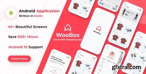 CodeCanyon - WooBox v15.0 - WooCommerce Android App E-commerce Full Mobile App + kotlin - 25092266