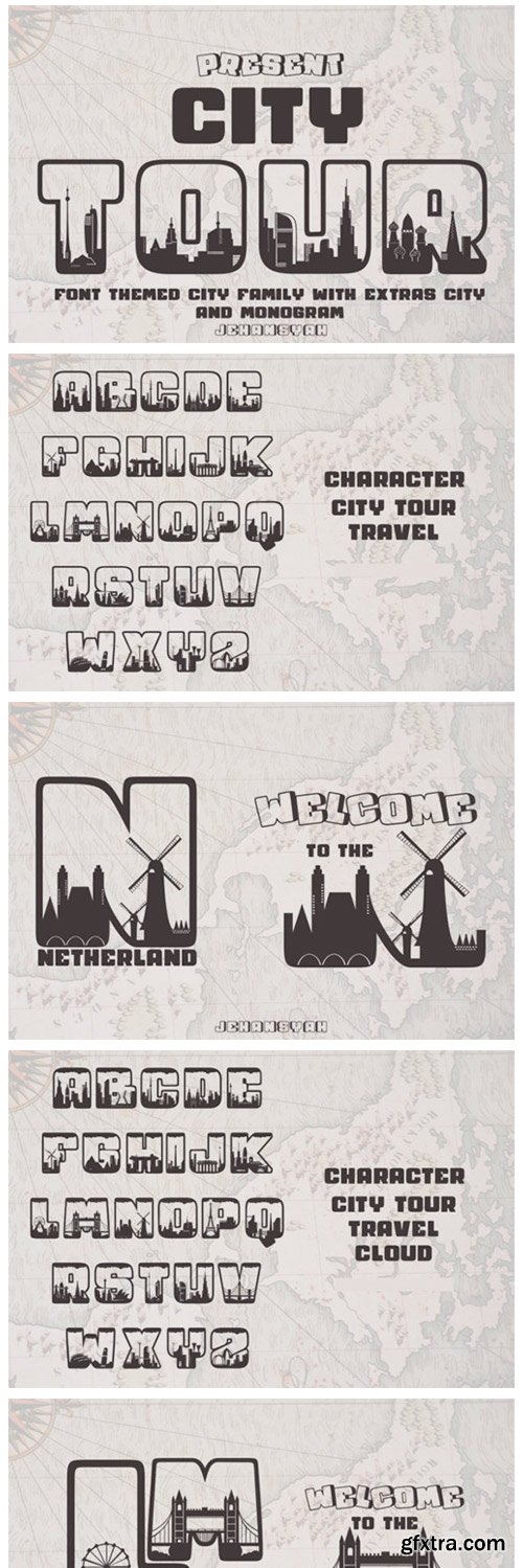 City Tour Font