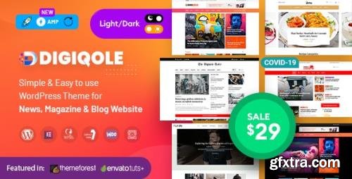 ThemeForest - Digiqole v1.4.9 - News Magazine WordPress Theme - 24304706