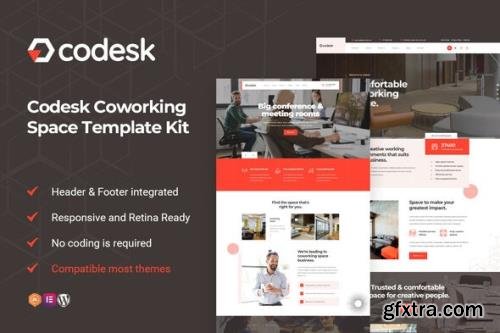 ThemeForest - Codesk v1.0.0 - Coworking Space Elementor Template Kit - 29589720