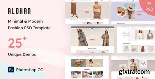 ThemeForest - Alohan v1.0 - Minimalist Fashion PSD Template - 29128596